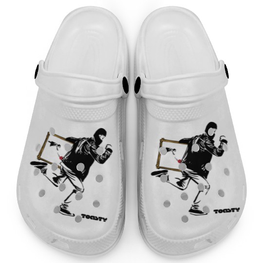 HappyToast Stolen Banksy Clogs