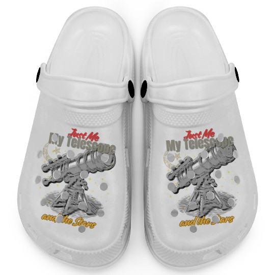 Stargazing Night – Telescope & Stars Design Clogs