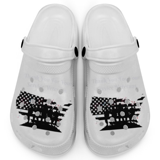 Thank You For Your Service Veterans day US Army Clogs