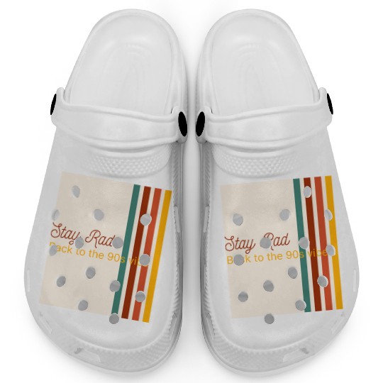 Retro 90s vibe men's Clogs