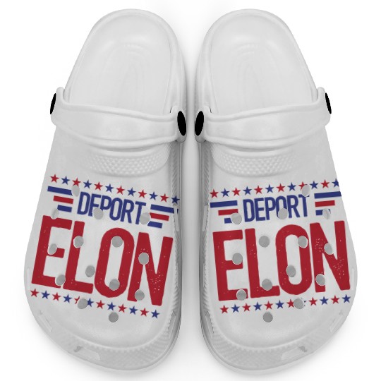 Deport Elon Musk Bumper Anti Fascist Clogs