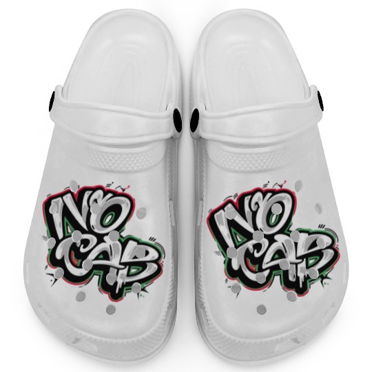 No Cap Graffiti Clogs – Bold Slang Street Art