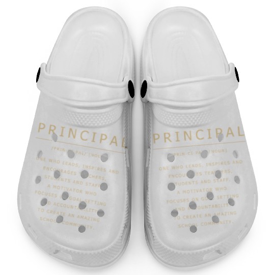 School Principal Back To School Clogs
