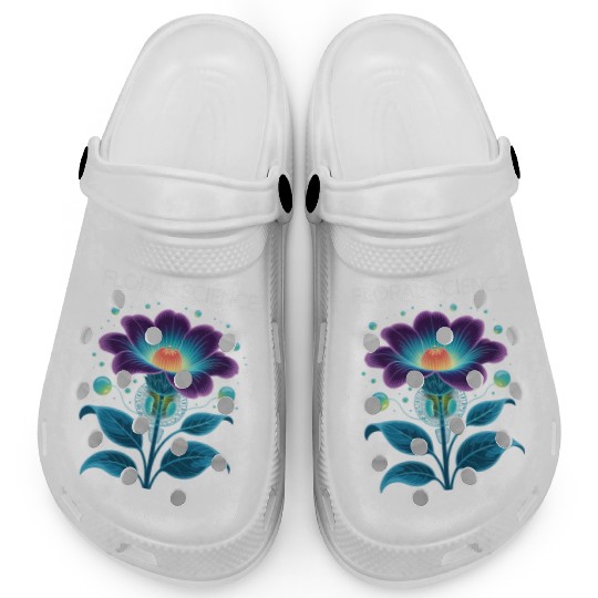 Floral Science Botany and Chemistry Fusion Clogs