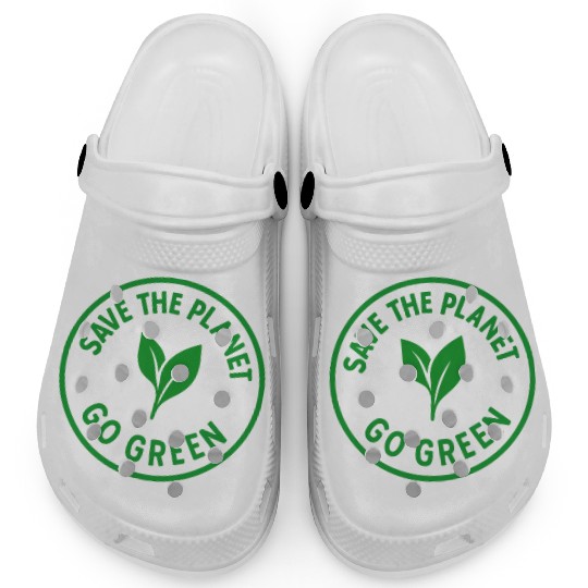 save the planet Clogs