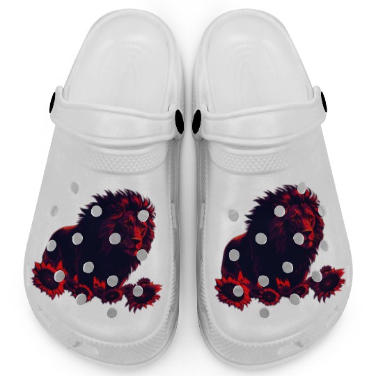 Sol the Sunflower Lion Clogs