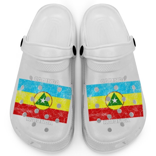 Cabinda Flag – African Independence Vintage Style Clogs