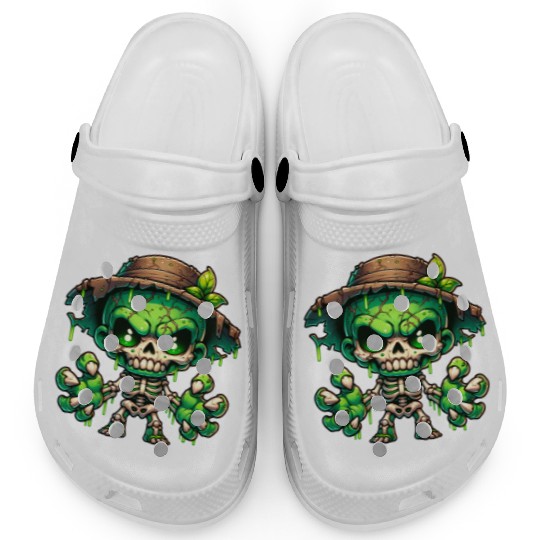 Swamp Skeleton Mutant – Creepy Plant Monster Clogs