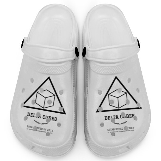 DELTA CUBES (black lettering) Clogs