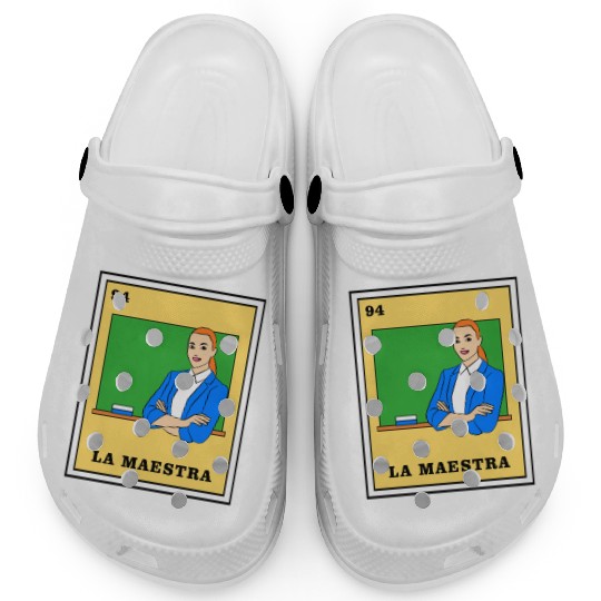 Mexican Lottery La Maestra Clogs