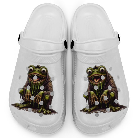 Slime Toad Monster – Creepy Hooded Swamp Creature Clogs