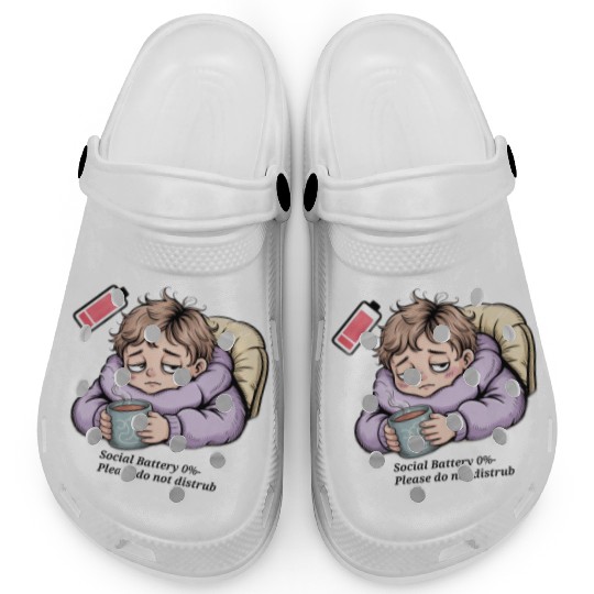 Social Battery 0% – Please Do Not Disturb Clogs