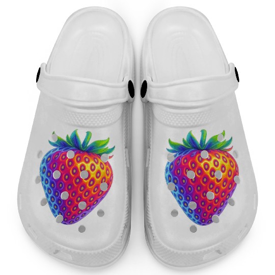 Neon strawberry Clogs