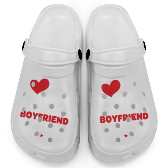 I Love My Super Hot Beautiful Boyfriend So Please Clogs