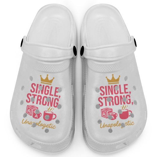 Single Mom Life Chaos Coordinator Wine Coffee Clogs