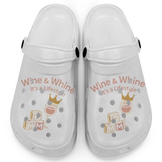 Single Mom Life Chaos Coordinator Wine Coffee Clogs