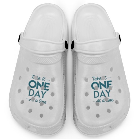 Take It One Day at a Time – Motivational Mental Clogs