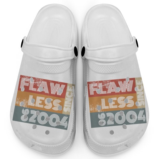 21st birthday Flawless since 06/2004 Clogs