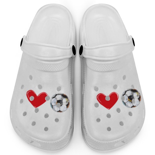 I love football design Clogs