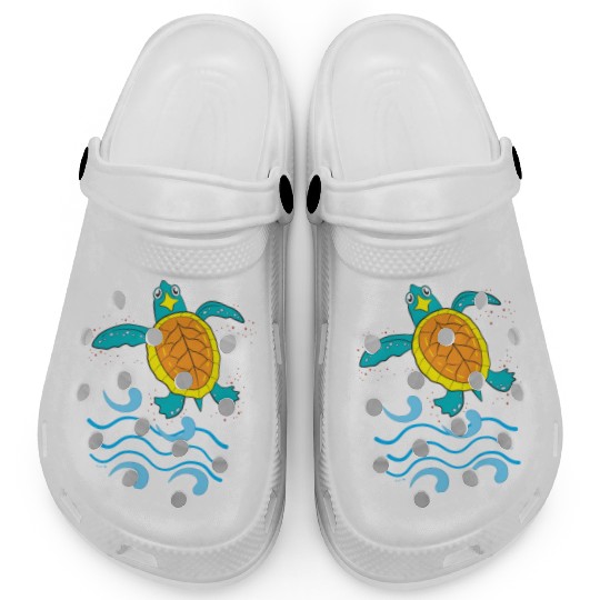 Cute Hawksbill Baby Sea Turtle Clogs