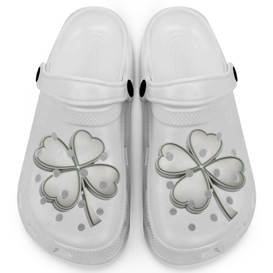 Vibrant Shamrock Logo Celebrating Irish Clogs