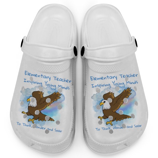 Elementary Teacher Inspiring Young Minds Clogs