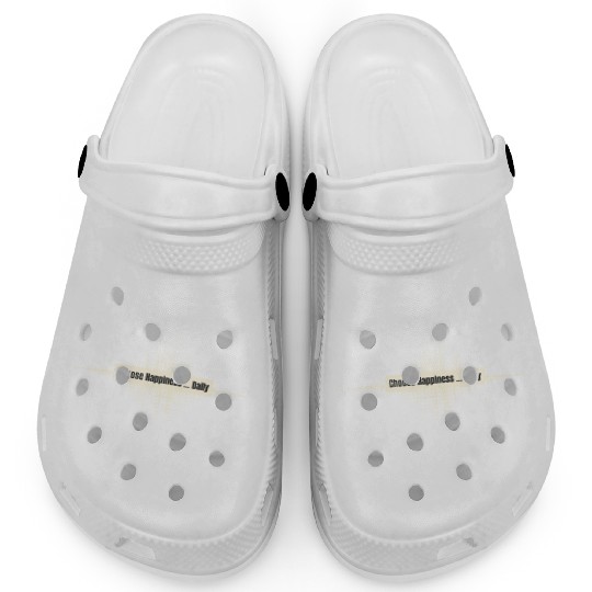 Choose Happiness Soundwave - Music Therapy Gift Clogs