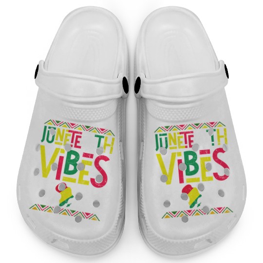 Juneteenth Vibes Black Freedom Clogs