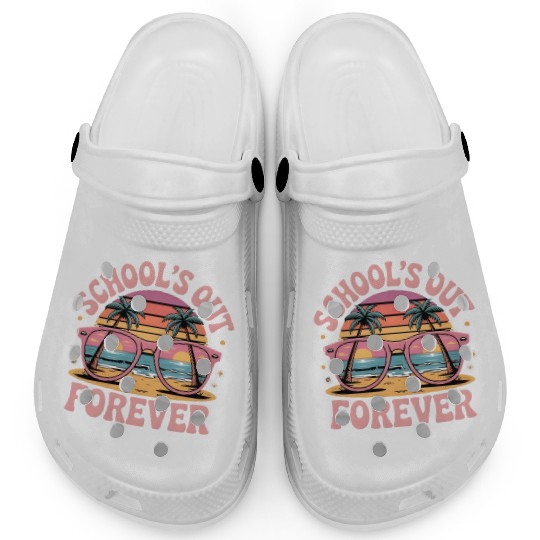 School's Out Forever Retired Teacher 2025 Clogs