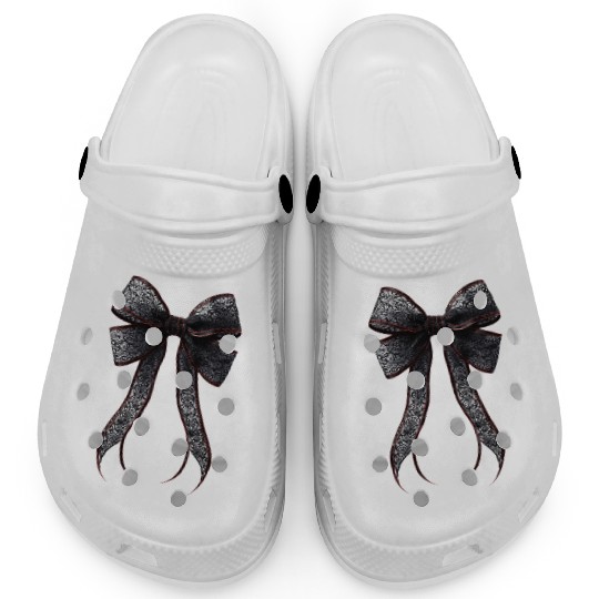 lace bow Clogs