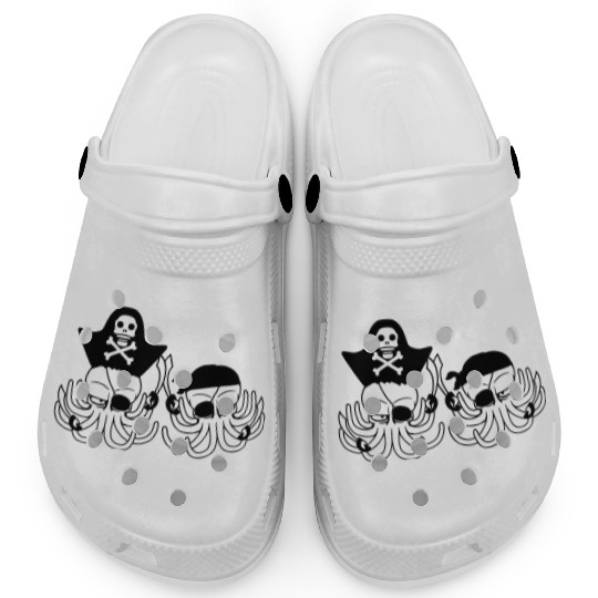 Two octopus pirate sailing crew captain privateer Clogs