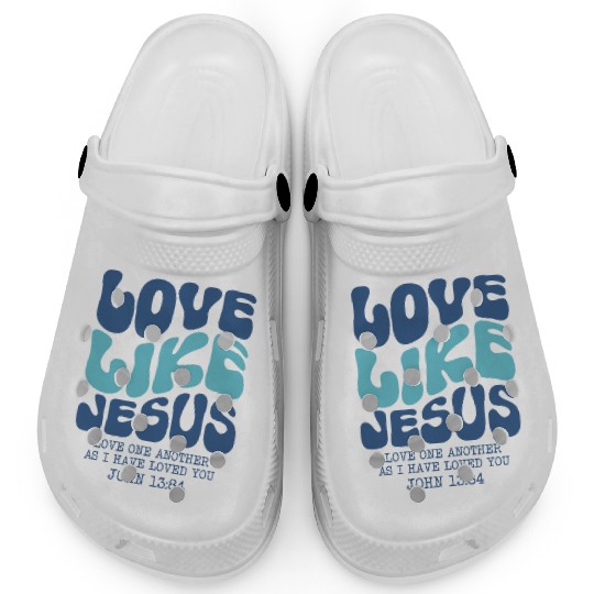 Love Like Jesus Christian Clogs