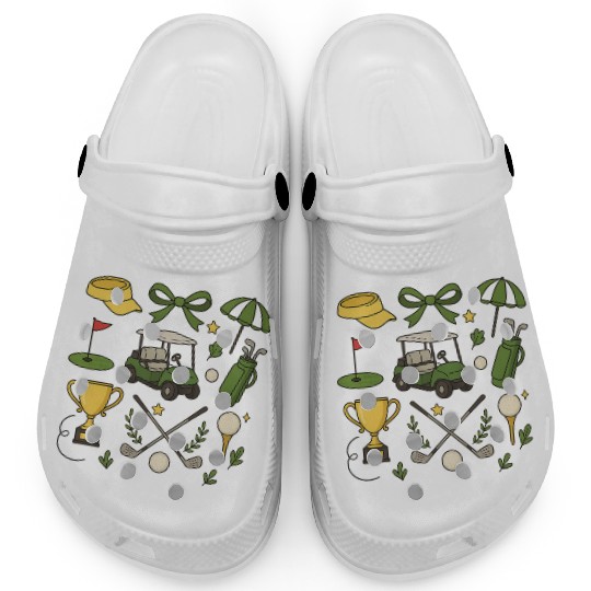 Preppy Golf Coquette Golf Clogs