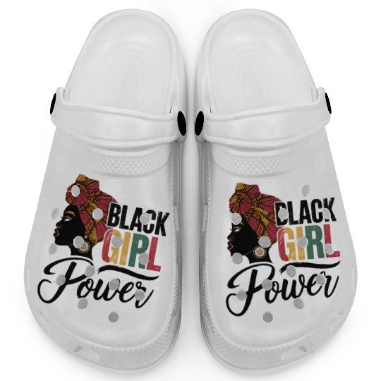 Juneteenth BLACK GIRL Power Clogs