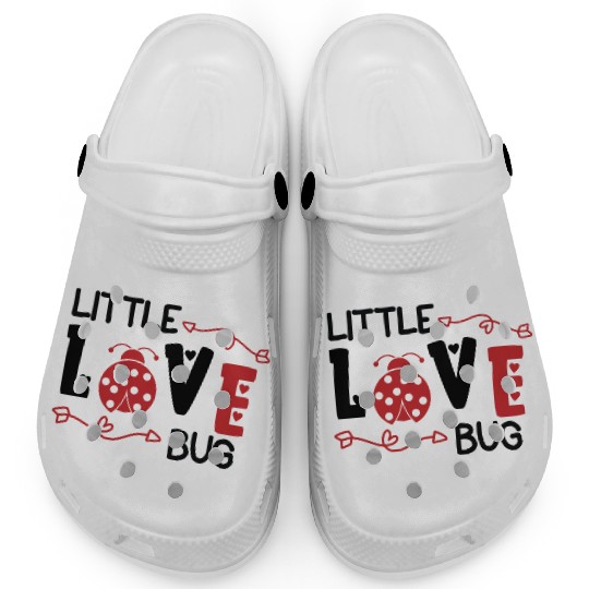 Valentine Little Love Bug Clogs