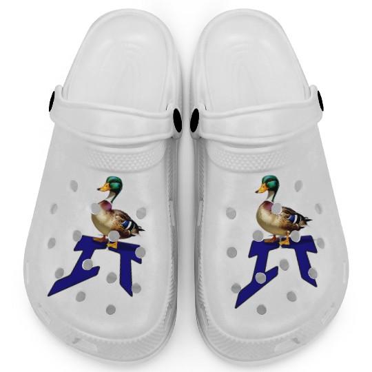 Mallard Duck on the word IT Clogs