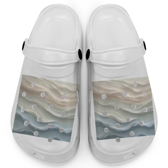 Take a Deep Breath – Calm Abstract Clogs