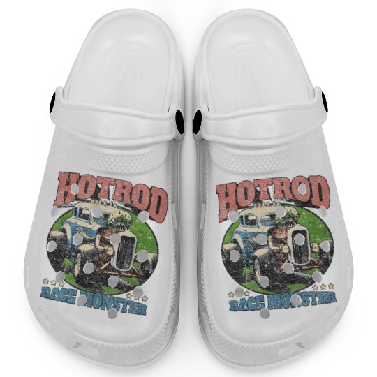 Hot Rod Monster Retro Race Clogs