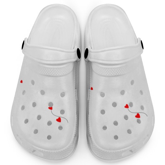 Be grateful - inspirational Heart Clogs