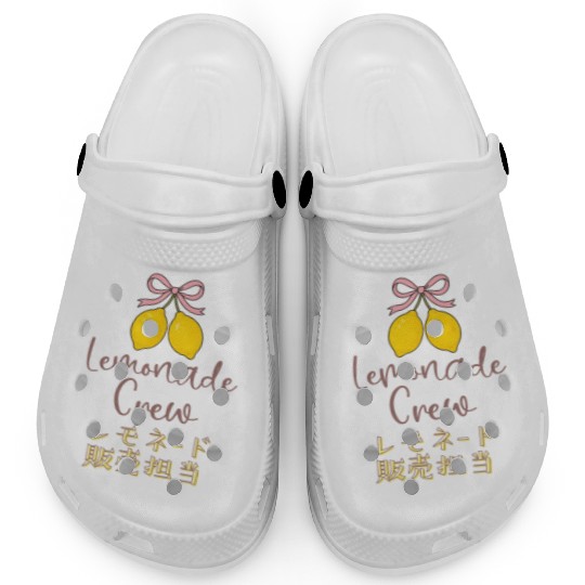 Lemonade Crew Coquette Bow Clogs