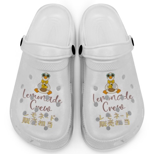 Lemonade Crew Funny Goose Clogs