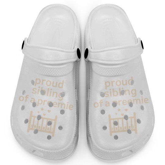 NICU Sibling Preemie Big Brother Big Sister Clogs