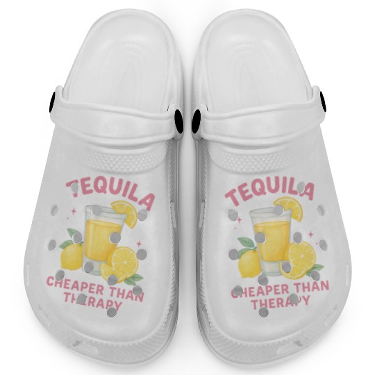 Tequila therapy Lemon Summer Clogs