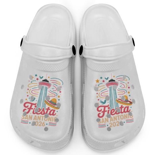 Funny San Antonio 2026 Fiesta Cinco De Mayo Tex Clogs
