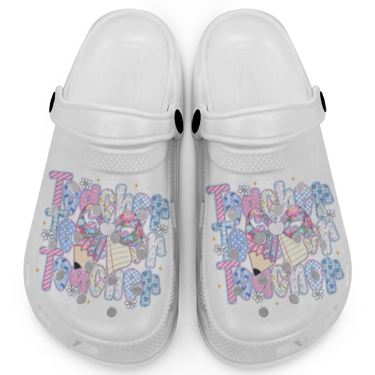 Preppy Teacher Coquette Clogs
