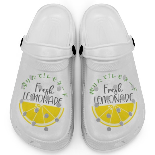 Fresh Lemonade Lemon Slice Clogs