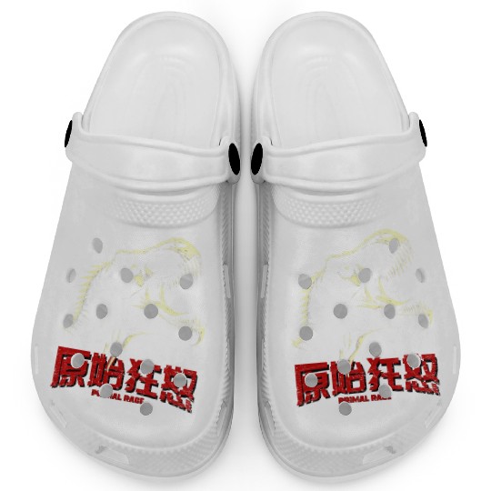 T REX ROARING WITH PRIMAL RAGE Clogs