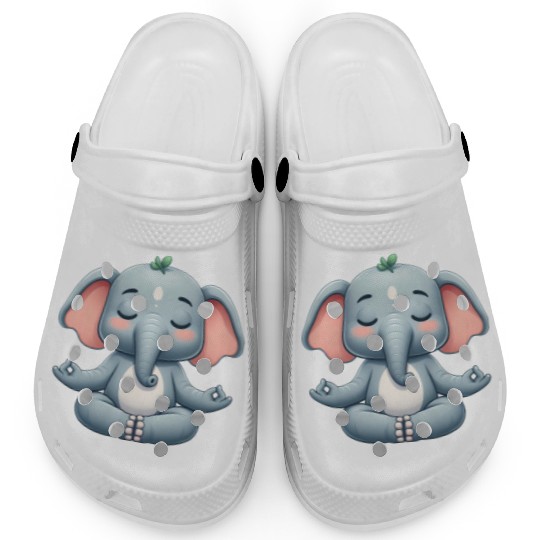 Buddhist elephant yoga relaxation meditation chill Clogs