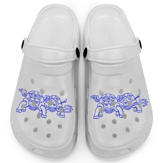 2 Turtles Conscience Team Devil Angel Evil Good Clogs
