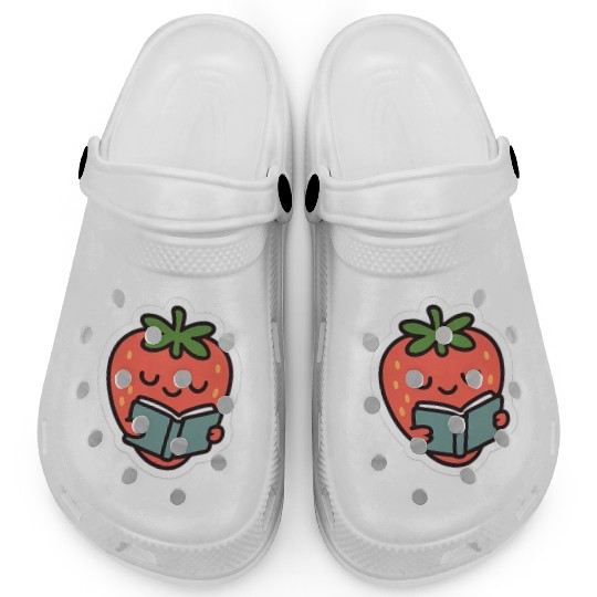 Bookish Strawberry Clogs